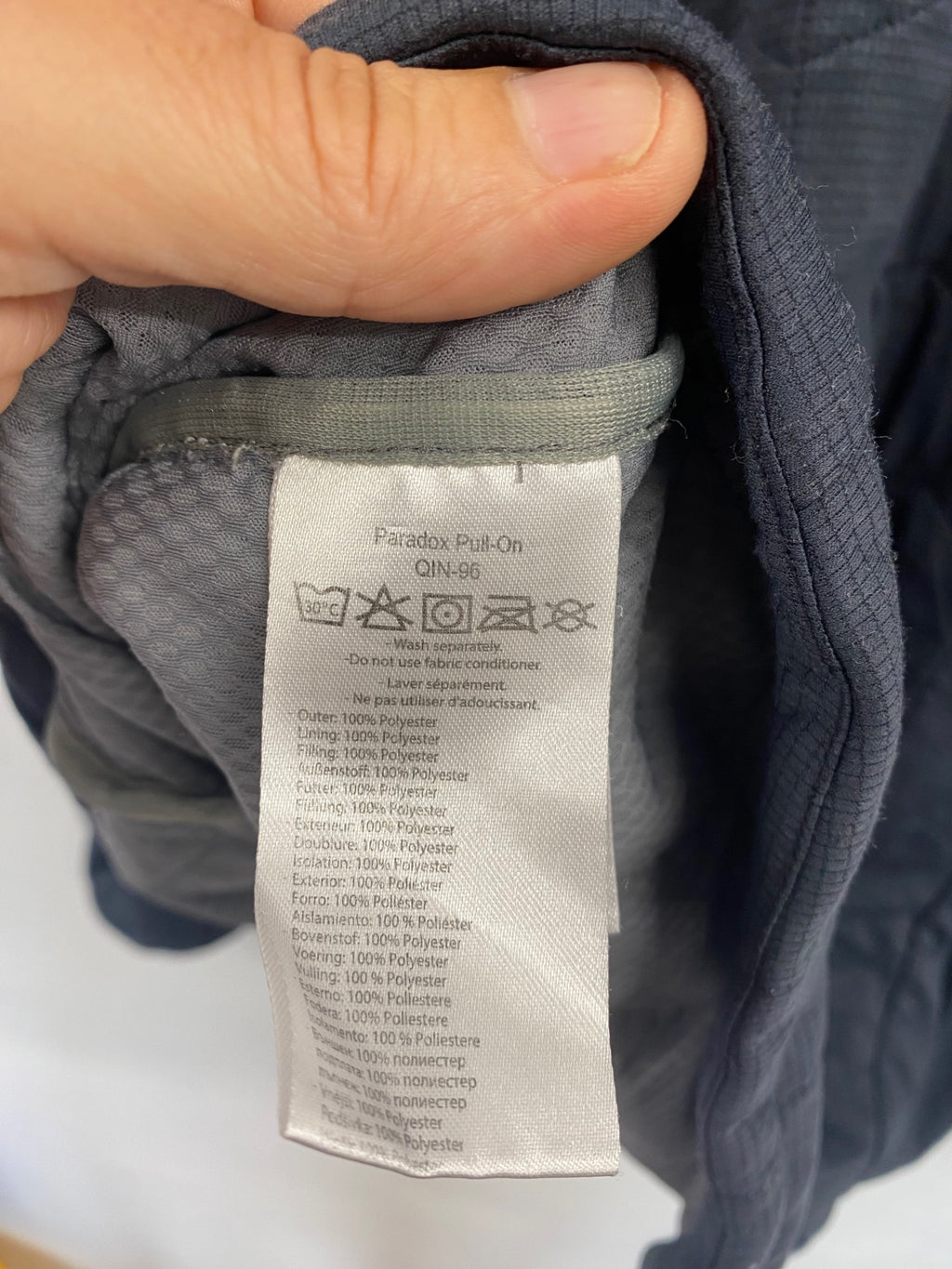 Awesome Rab Paradox Pull-on Polartec 1/4 Zip Top XL Navy FK608