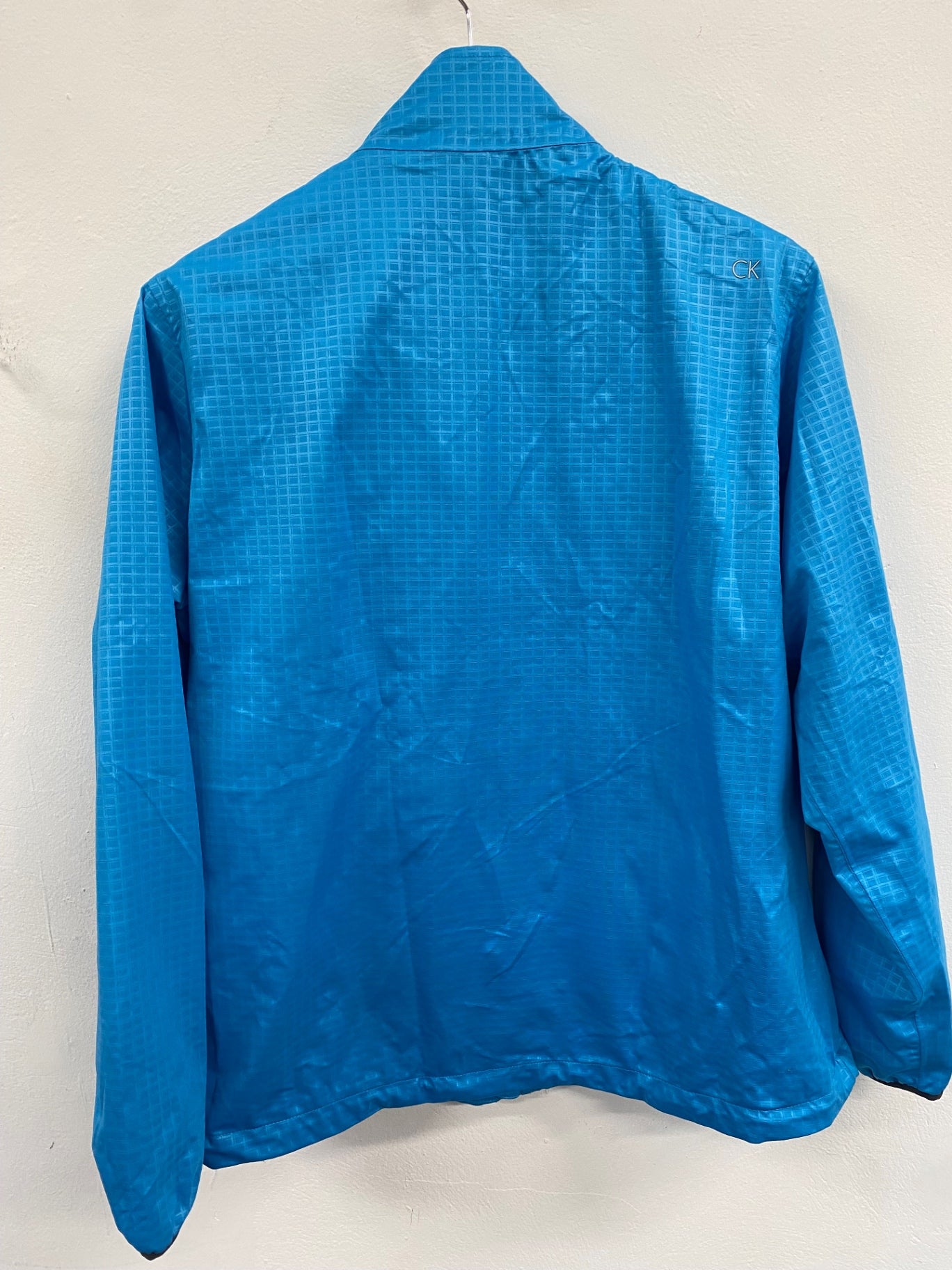 Fabulous Calvin Klein Golf Raincoat XL Blue technical FK608