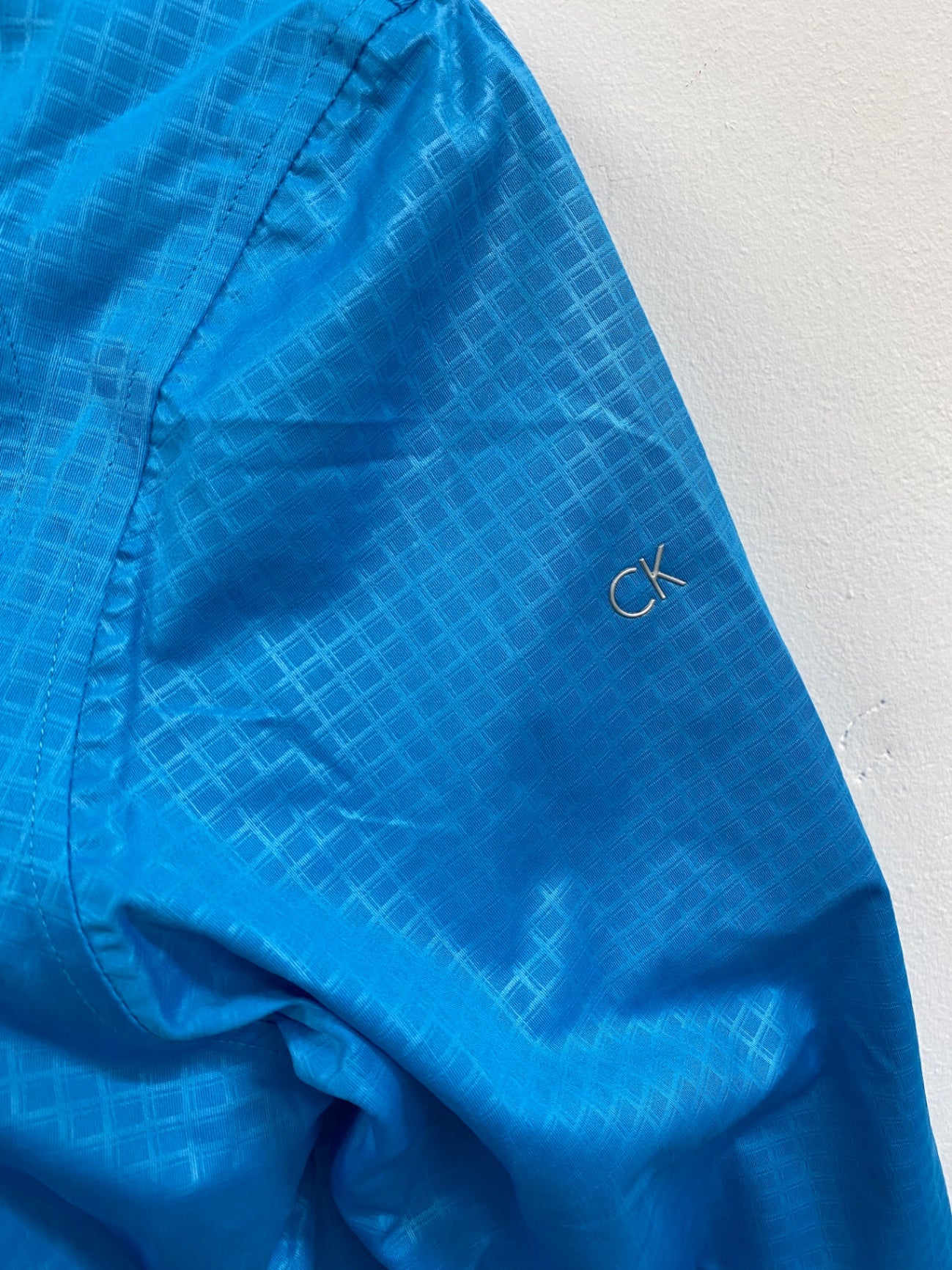 Fabulous Calvin Klein Golf Raincoat XL Blue technical FK608