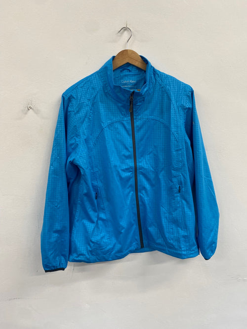 Fabulous Calvin Klein Golf Raincoat XL Blue technical FK608