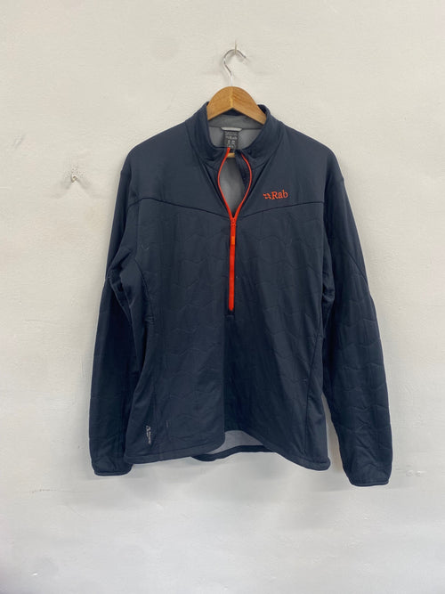 Awesome Rab Paradox Pull-on Polartec 1/4 Zip Top XL Navy FK608