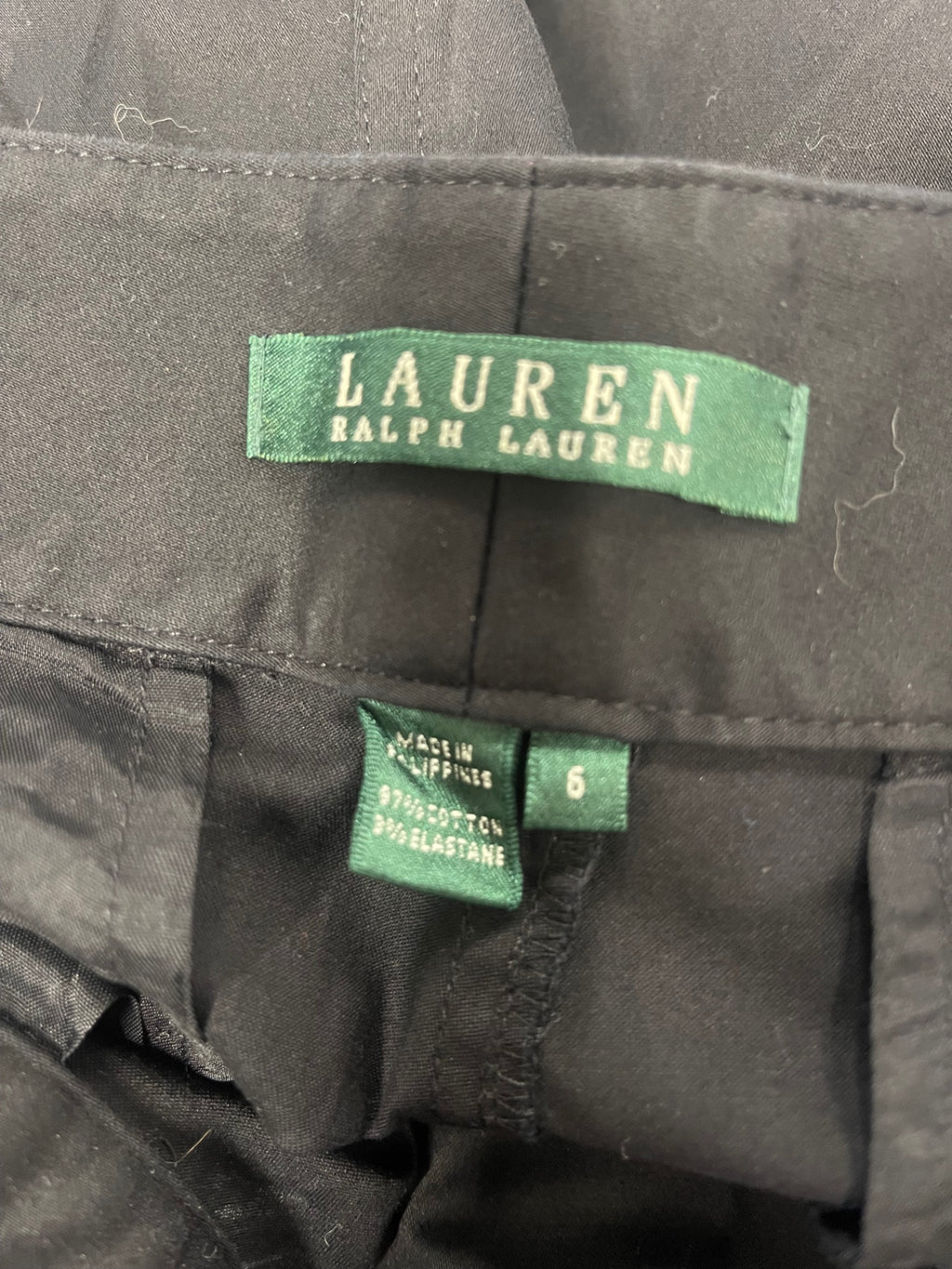 Fabulous Ralph Lauren knee length shorts  Uk10 Black FK608