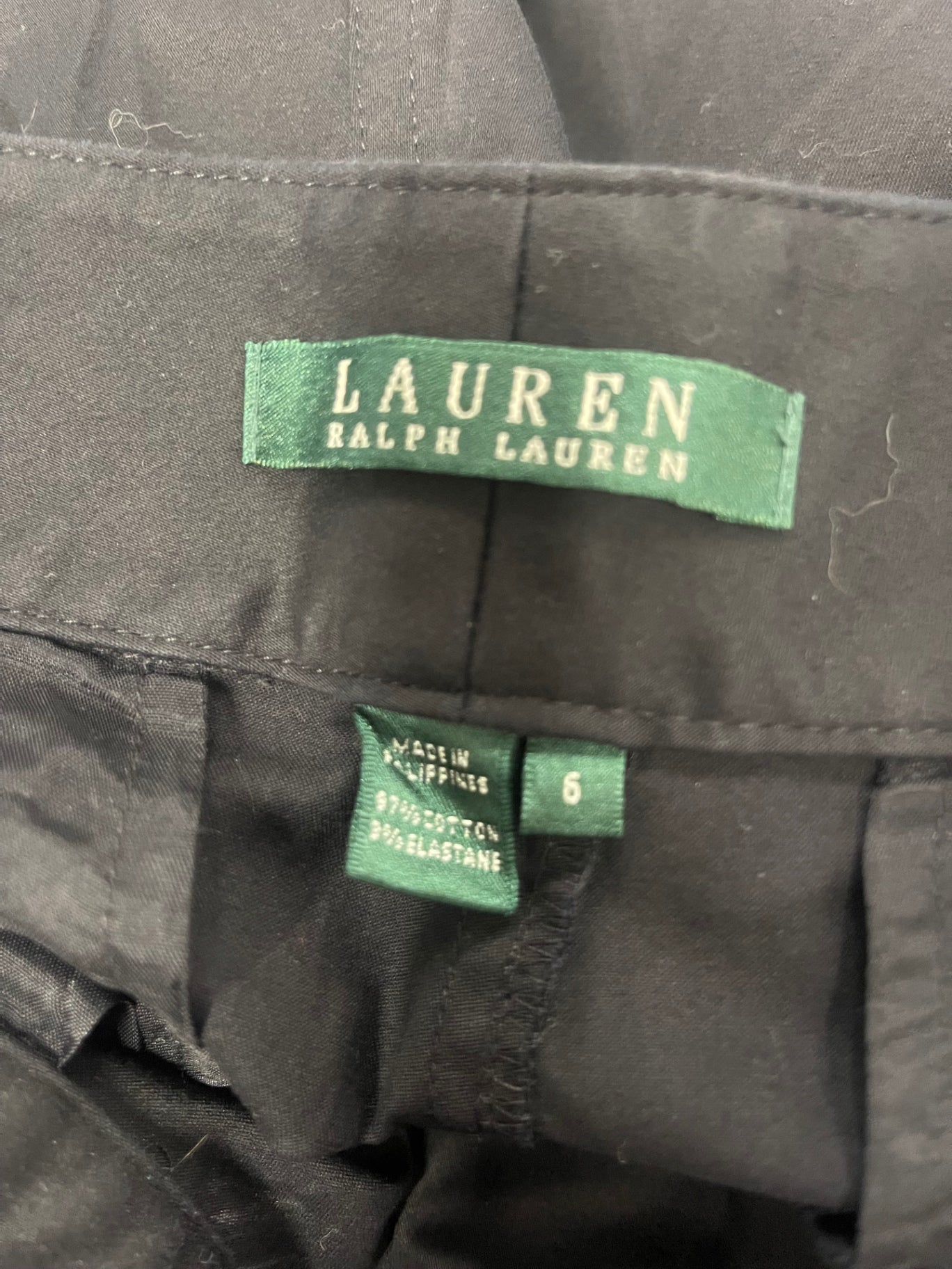 Fabulous Ralph Lauren knee length shorts  Uk10 Black FK608
