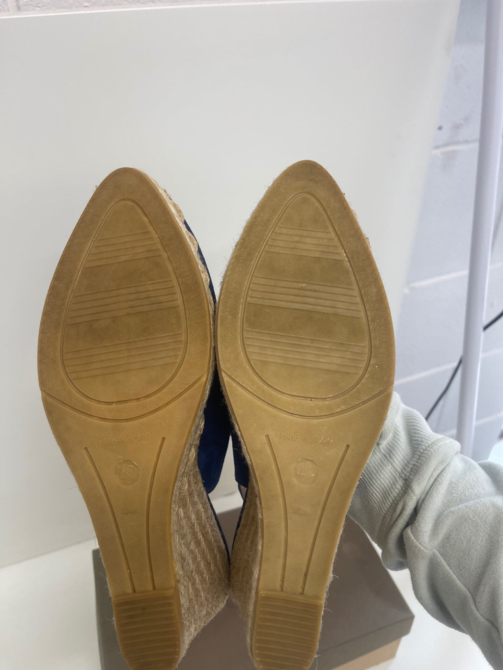 Fabulous Kanna bright blue espadrille Wedges Uk7 Blue FK608