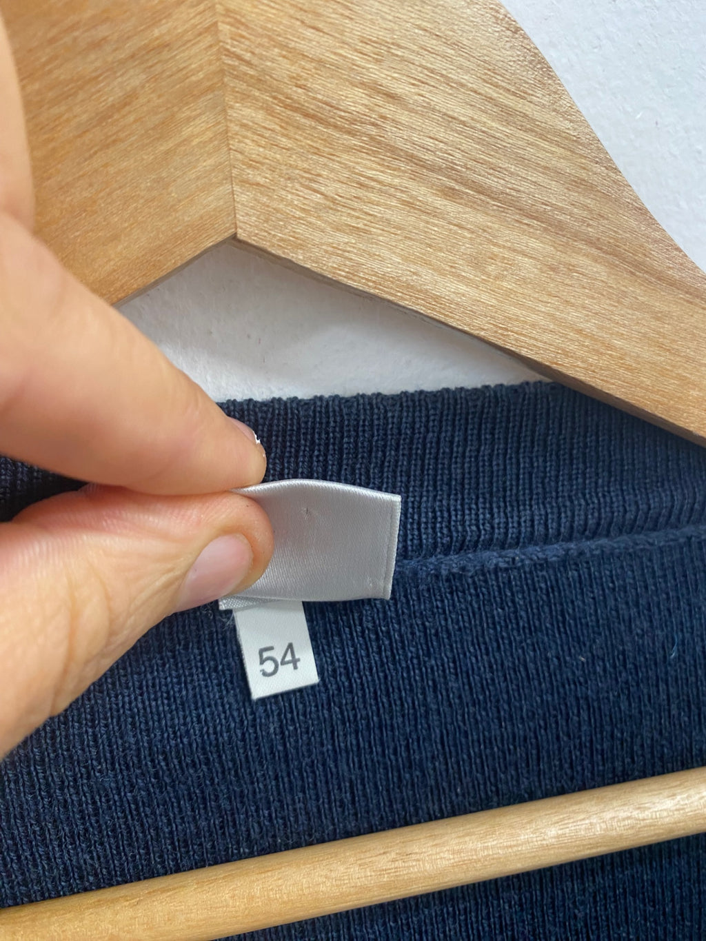 Vintage Detlev Albers Cardigan Berlin studio Navy XL 70’s 80’s 