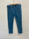 Fabulous ADRIANO GOLDSCHMIED The Stevie ankle zip jeans W30" Blue FK608