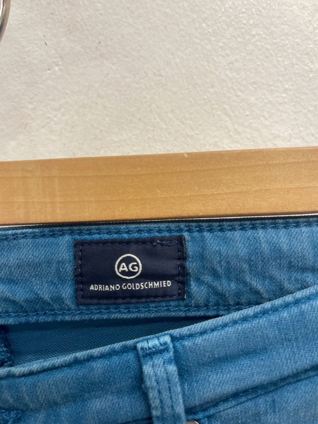 Fabulous ADRIANO GOLDSCHMIED The Stevie ankle zip jeans W30" Blue FK608