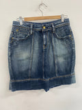 Fabulous Levi's Skirt W28" Blue Vintage tulip denim western boho chic FK608