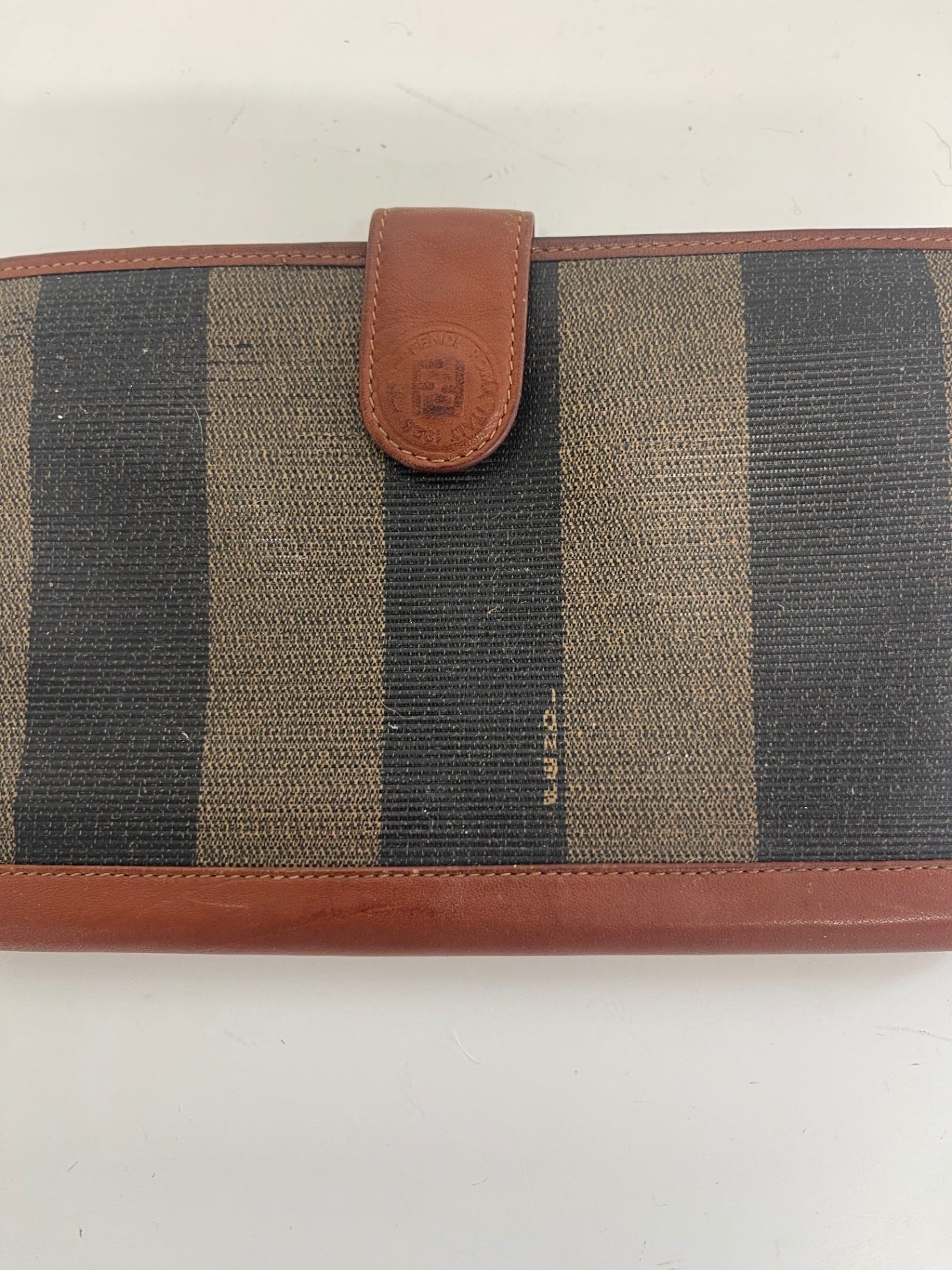 Fabulous vintage Fendi Penguin Purse black  Brown fK608