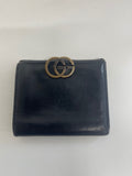 Fabulous Gucci vintage flap Wallet leather FK608