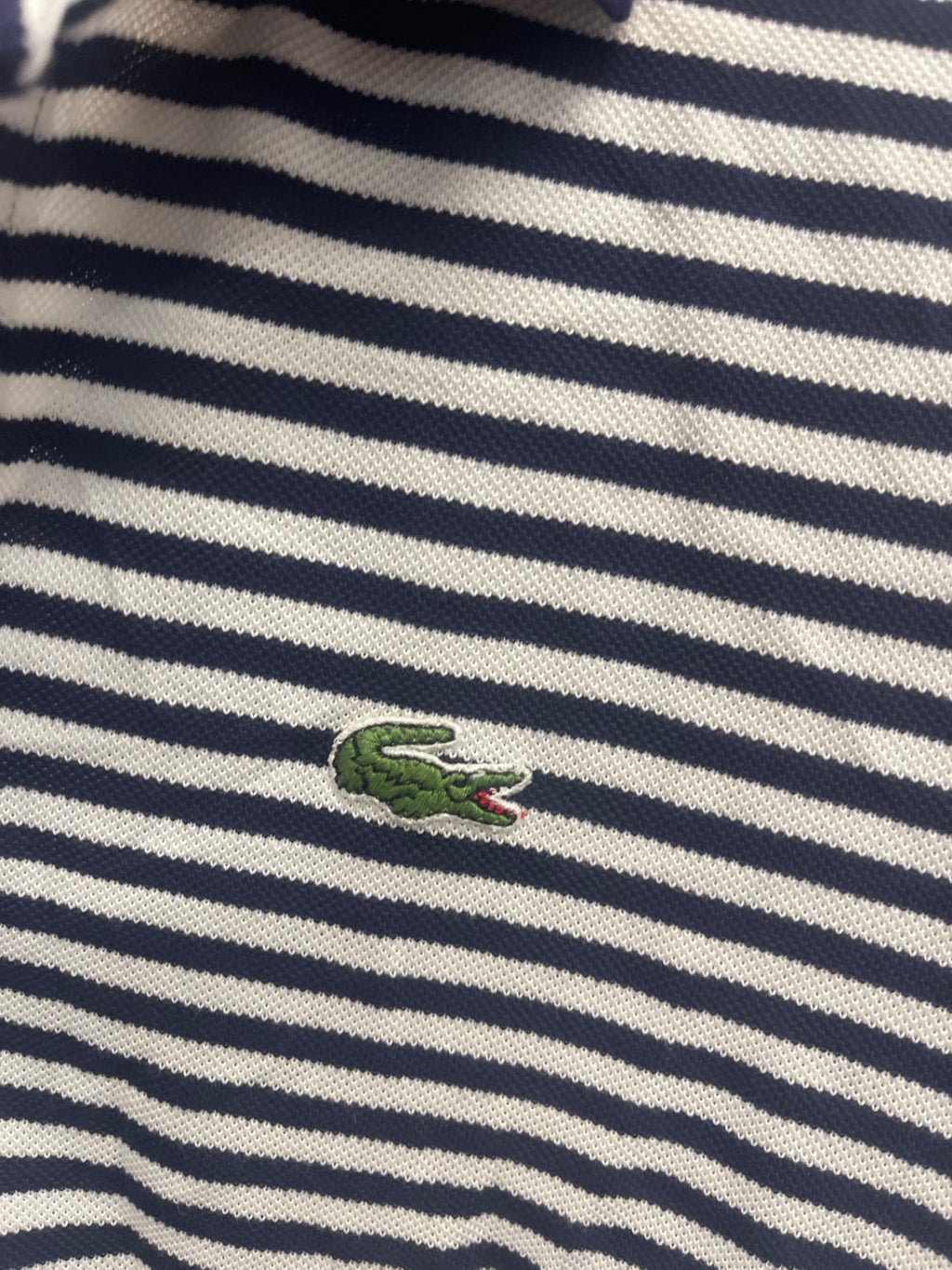 Fabulous vintage 90’s Chemise Lacoste Shirt UK XXL Navy & White ES609