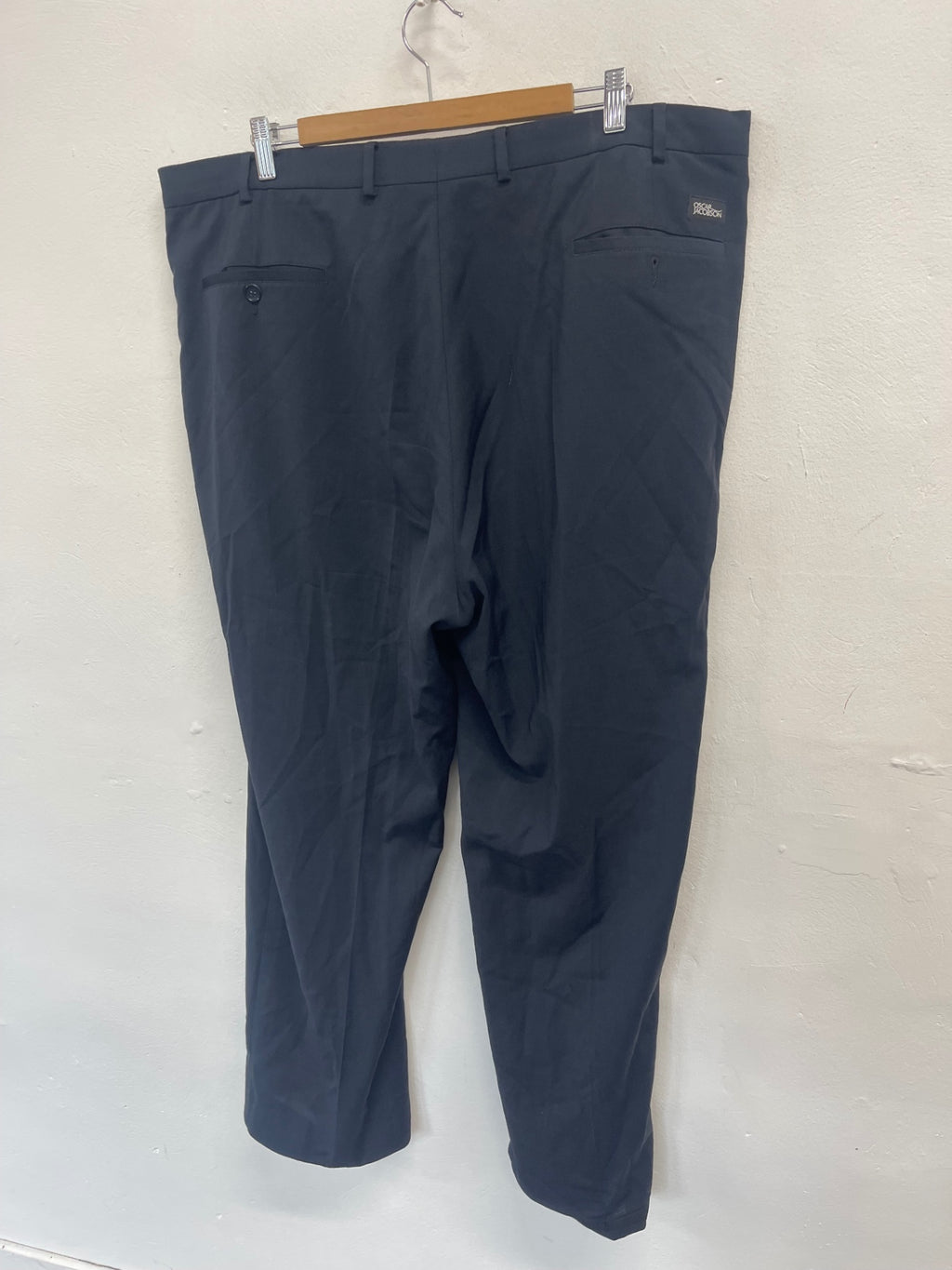 Fabulous Oscar Jacobson golf Grant Pants W42” L31” Navy blue ES609