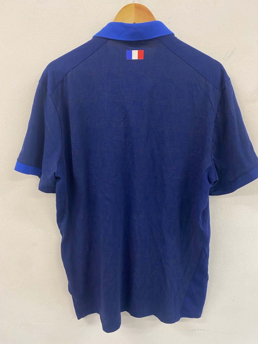 Fabulous le coq sportif Rugby supporters Polo Shirt XL Blue France RWC23 ES609