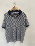 Fabulous vintage 90’s Chemise Lacoste Shirt UK XXL Navy & White ES609
