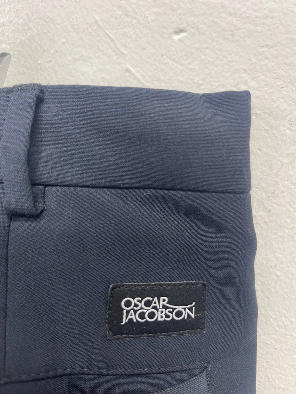 Fabulous Oscar Jacobson golf Grant Pants W42” L31” Navy blue ES609