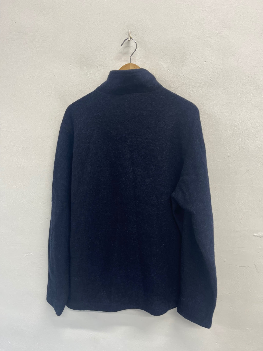 Fabulous Ivanhoe 1/4 zip knit jumper XXL Navy blue ES609