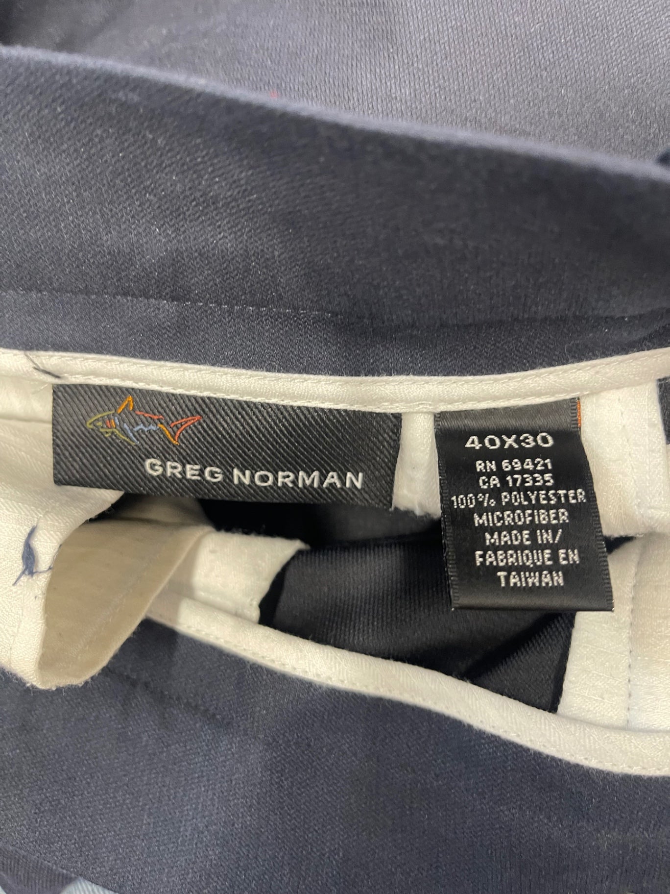 Fabulous Greg Norman golf trousers  W40 L30  Navy blue ES609