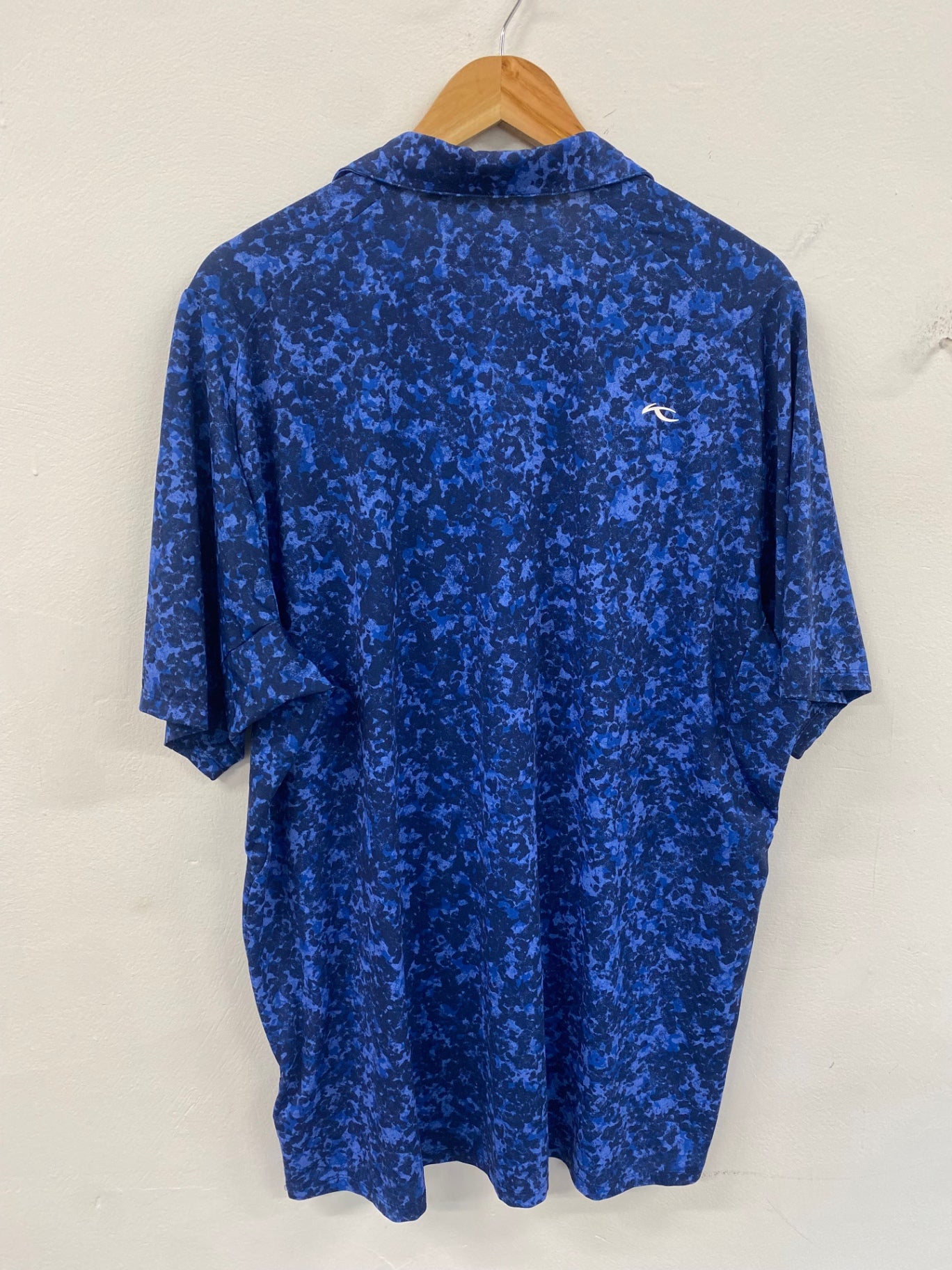 Fabulous KJUS Polo Shirt Motion XXL Blue print golf Prestwick