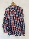 Fabulous GANT men’s portion poplin checked Shirt XL Red ES609