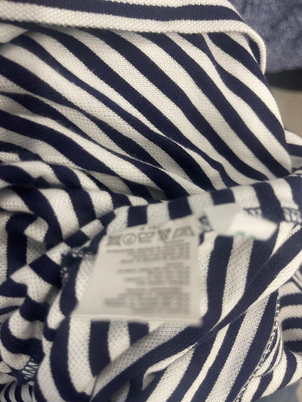 Fabulous vintage 90’s Chemise Lacoste Shirt UK XXL Navy & White ES609