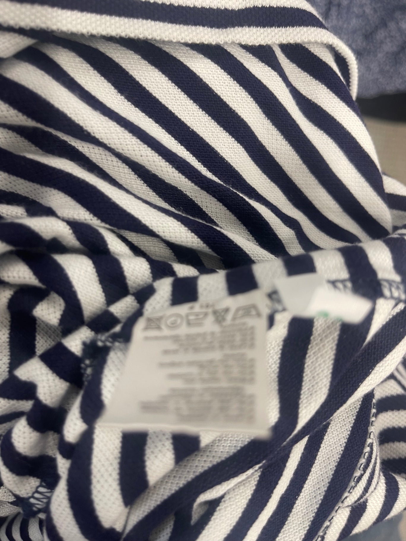 Fabulous vintage 90’s Chemise Lacoste Shirt UK XXL Navy & White ES609
