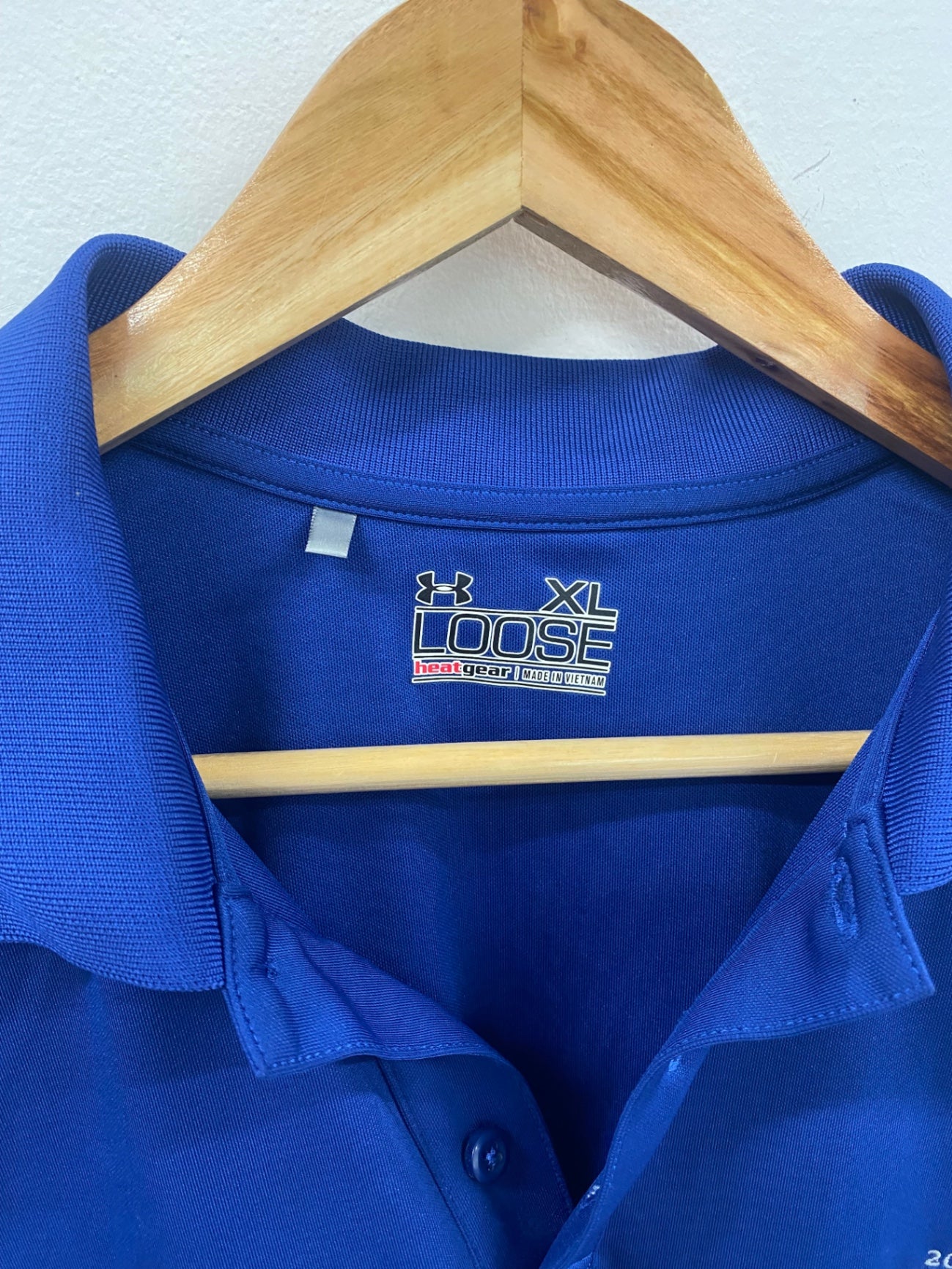 Fabulous Under Armour Heatgear golf 2015 US Open Chambers Bay Polo Shirt XL Blue