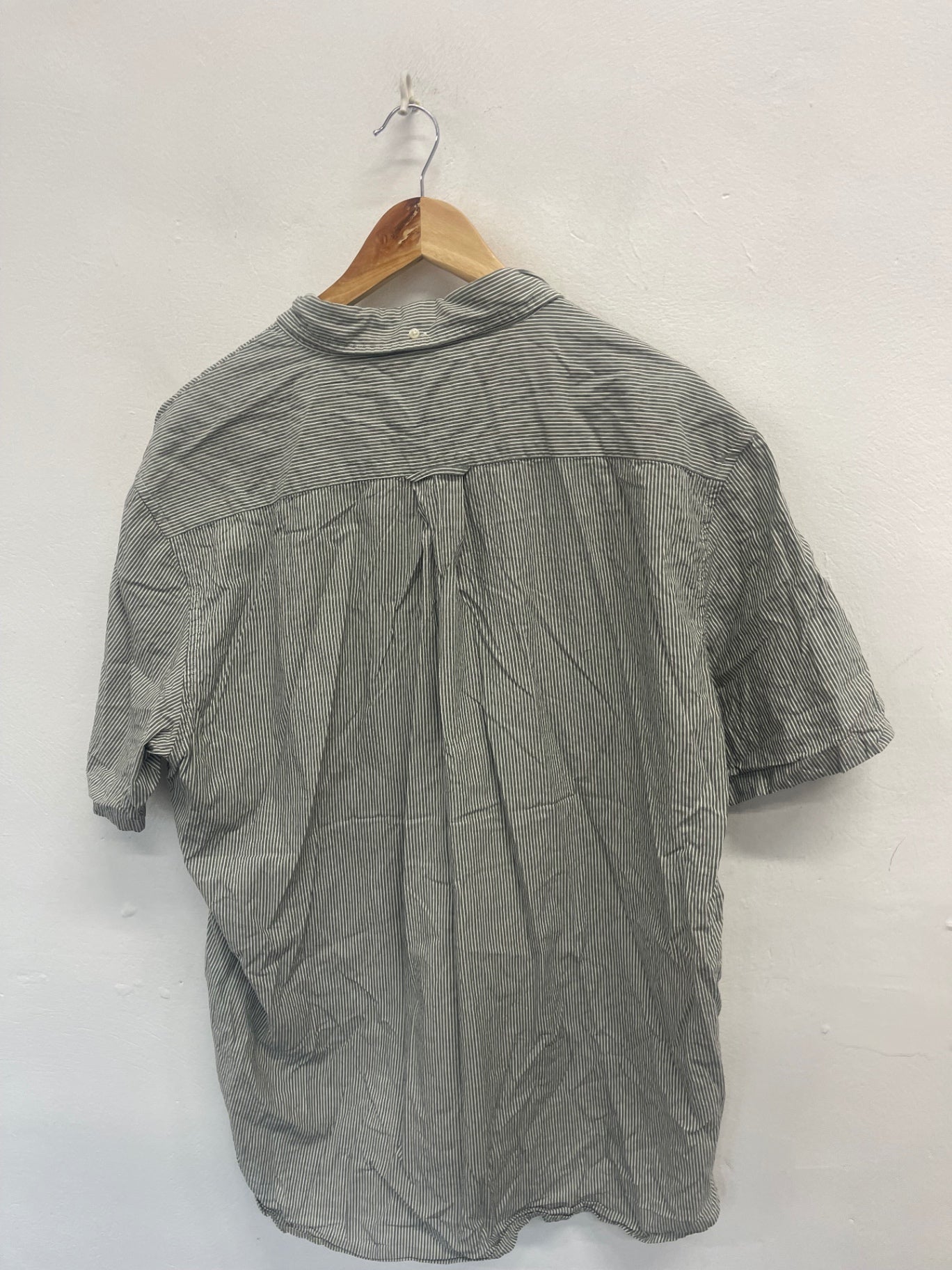 Fabulous GANT seersucker untucked Shirt 2XL Grey ES609