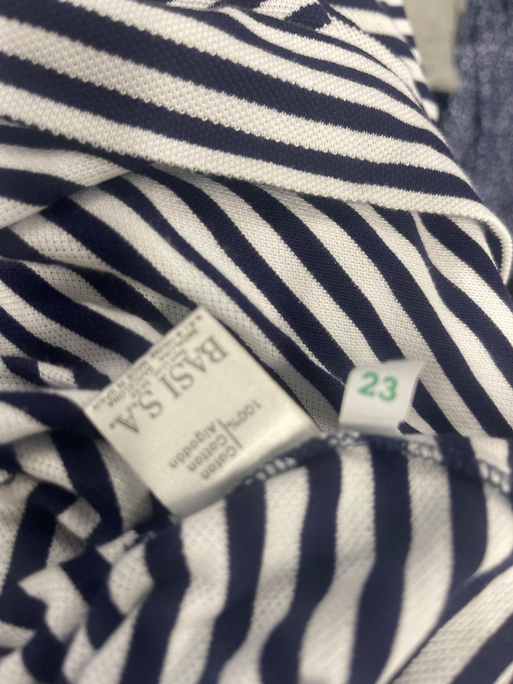 Fabulous vintage 90’s Chemise Lacoste Shirt UK XXL Navy & White ES609