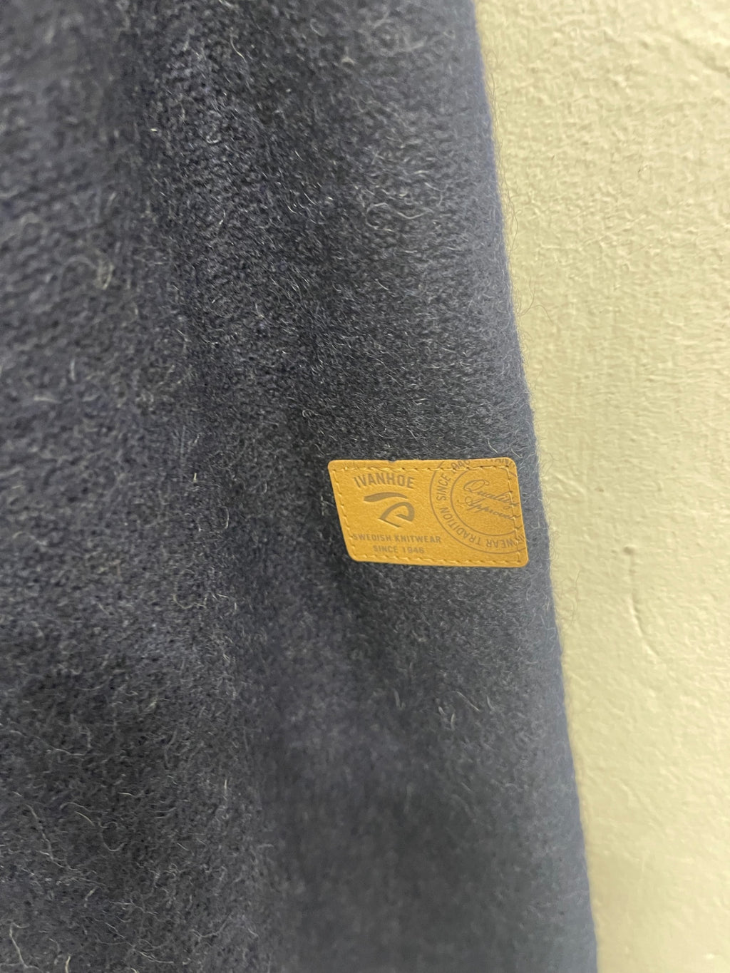 Fabulous Ivanhoe 1/4 zip knit jumper XXL Navy blue ES609