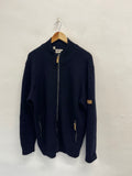 Fabulous Ivanhoe wool golf Cardigan XXL Navy Blue ES609