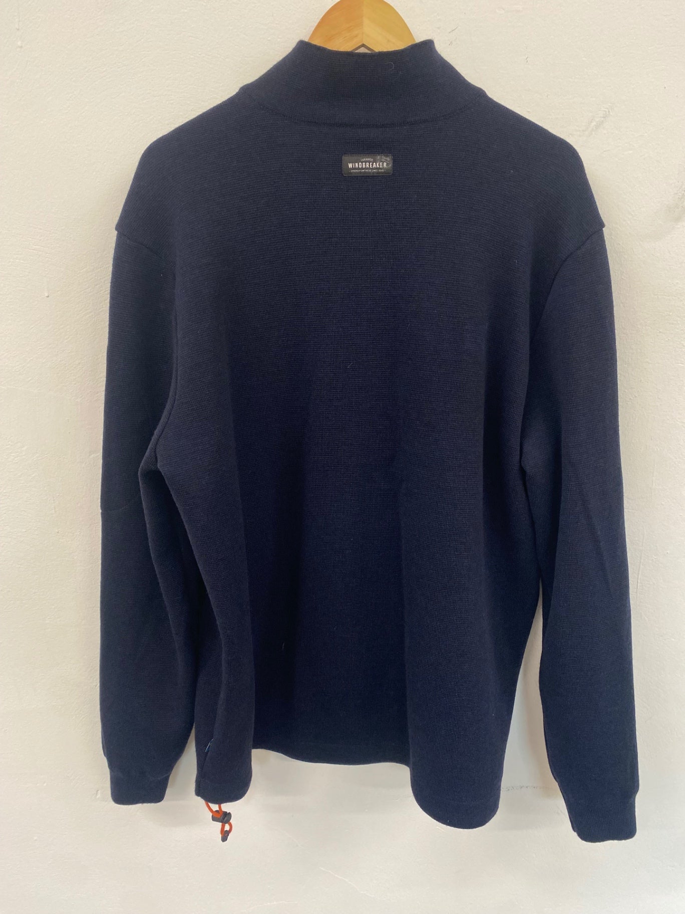 Awesome Ivanhoe of Sweden Windproof 1/4 zip Sweater XXL Navy Crail Golfing Society ES609 