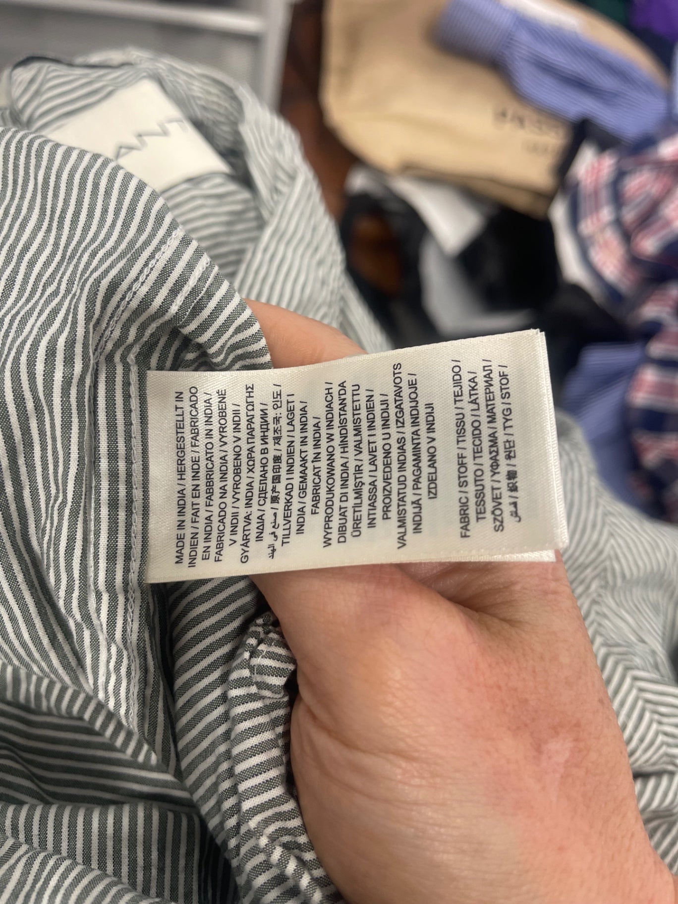 Fabulous GANT seersucker untucked Shirt 2XL Grey ES609