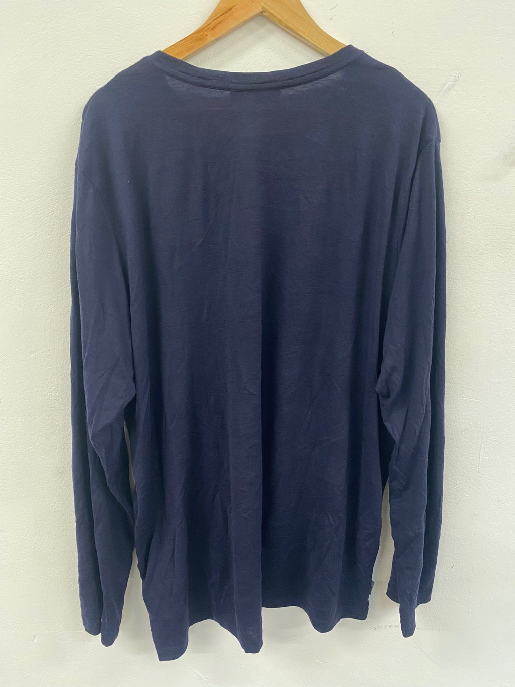 Fabulous Icebreaker Long sleeve top XXL Navy Iceberg wool