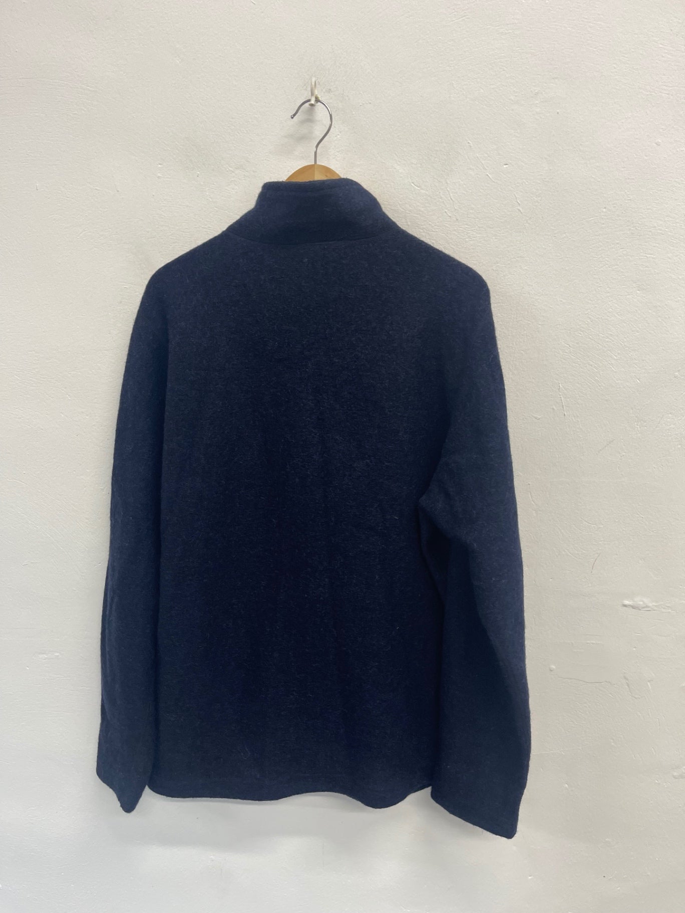 Fabulous Ivanhoe 1/4 zip knit jumper XXL Navy blue ES609