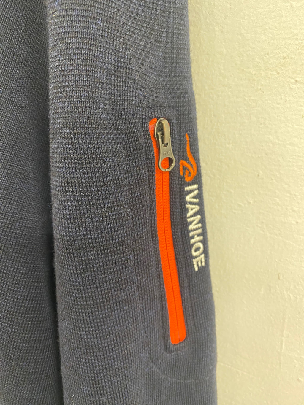 Awesome Ivanhoe of Sweden Windproof 1/4 zip Sweater XXL Navy Crail Golfing Society ES609 