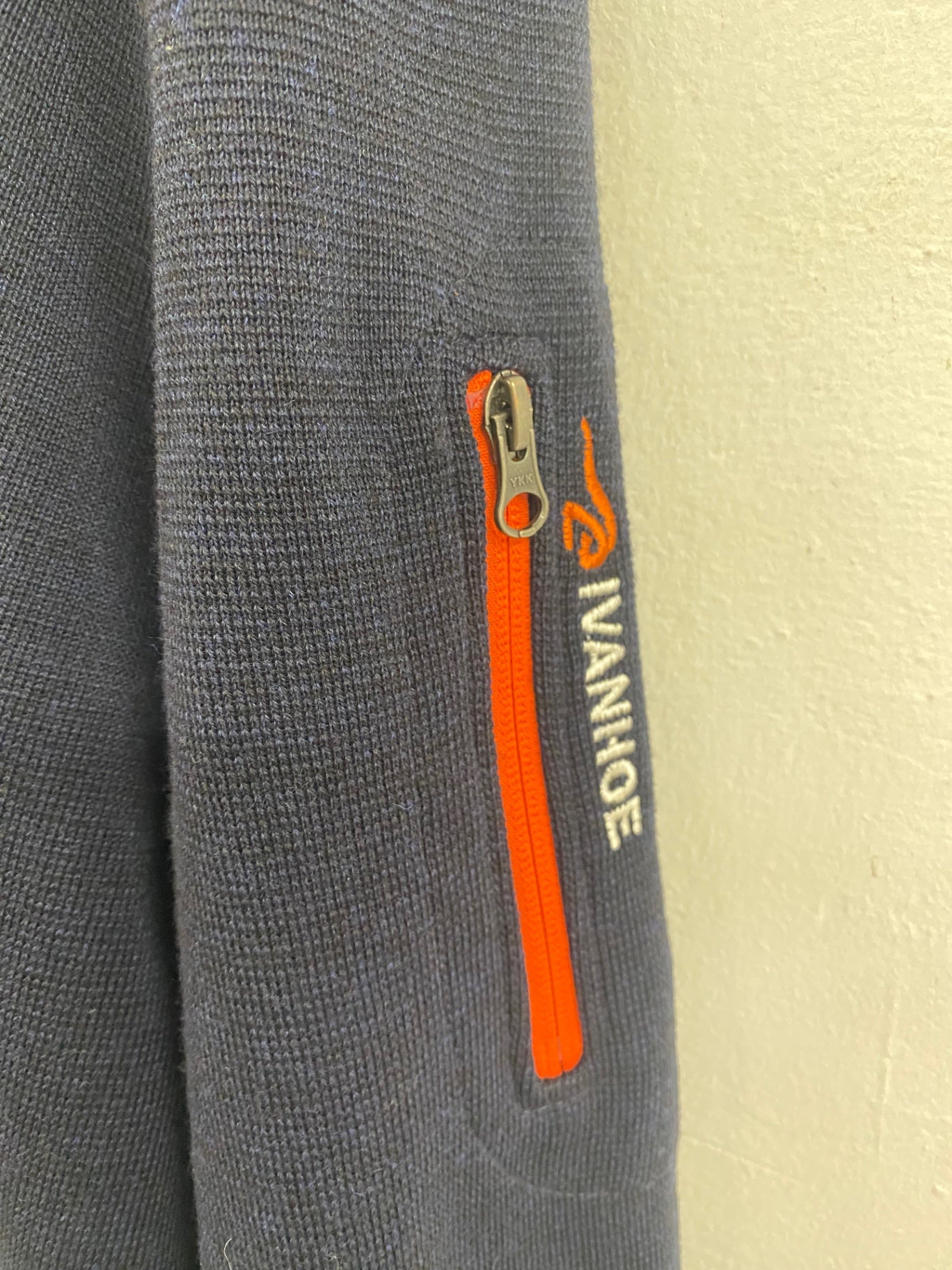 Awesome Ivanhoe of Sweden Windproof 1/4 zip Sweater XXL Navy Crail Golfing Society ES609 