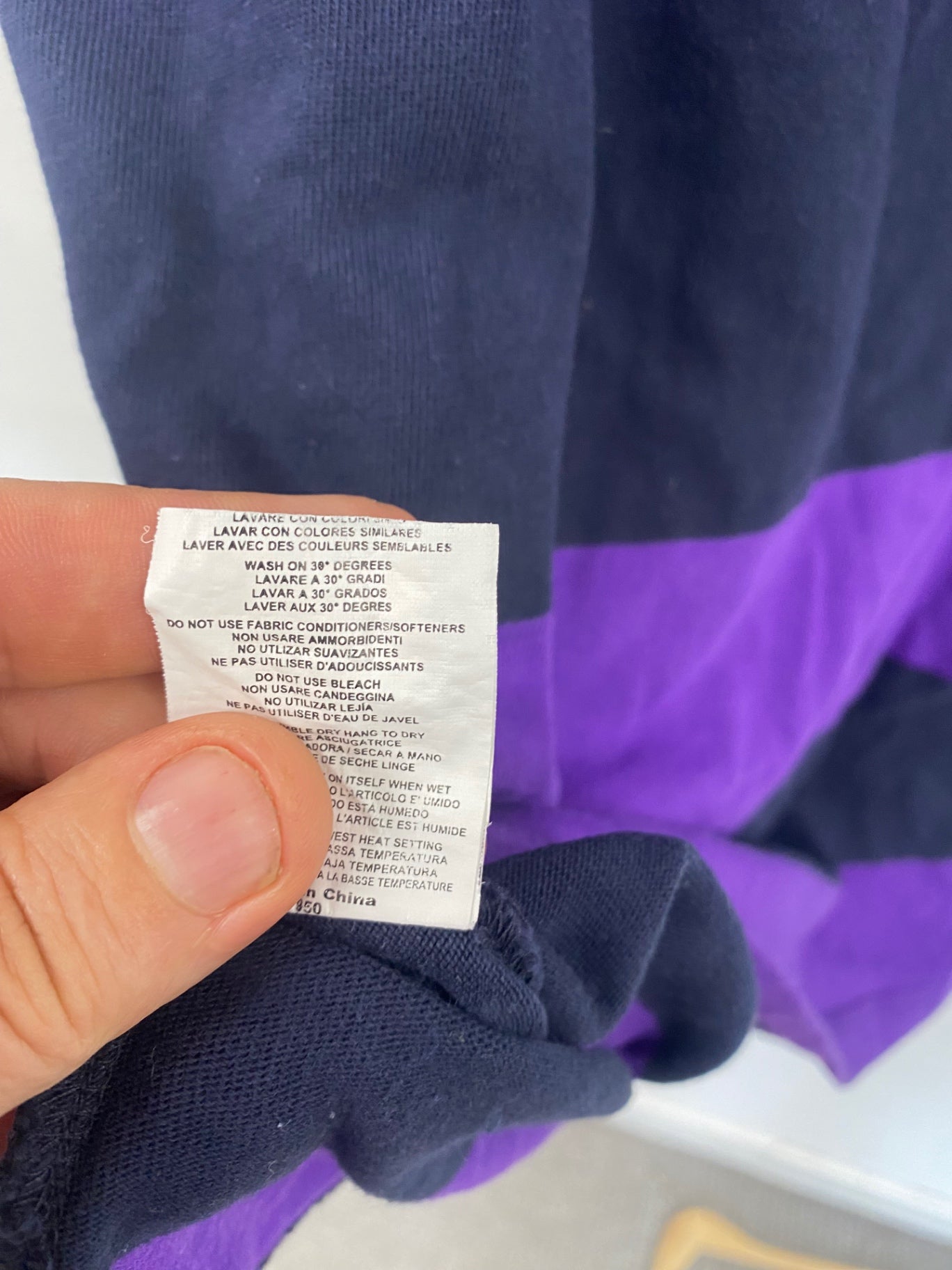 Scotland macron Rugby Shirt supporter's SRU 3XL Purple and navy vintage ES609