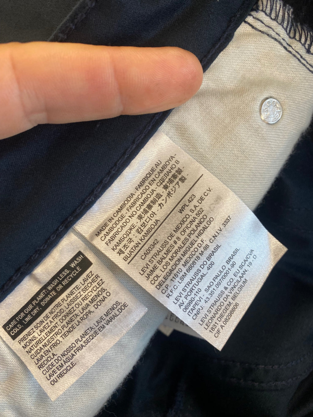 Fabulous Levi's Pants 38/30 classic 5 pocket jeans casual short 38" ES609