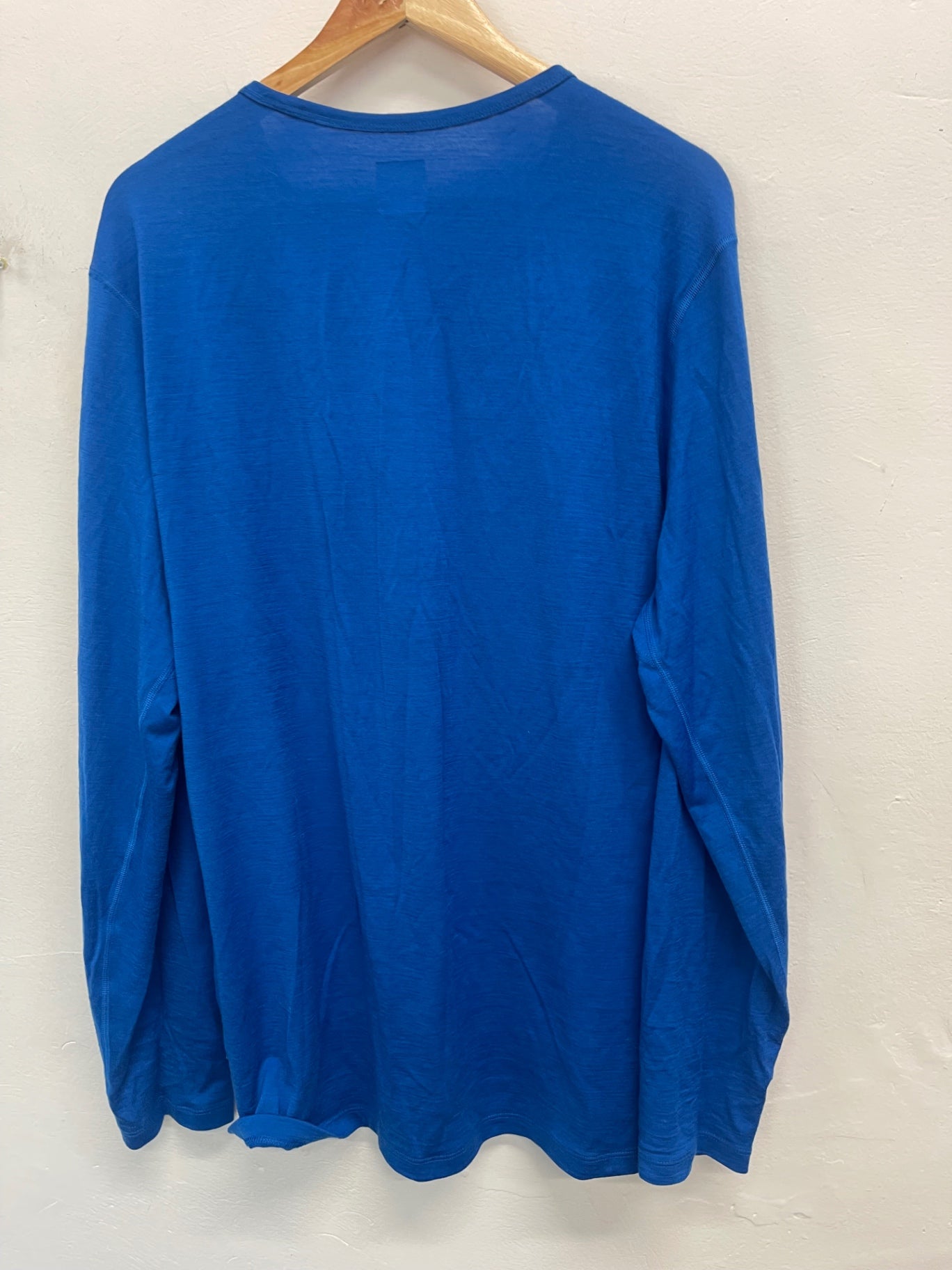 Fabulous Icebreaker merino  Long sleeve top XXL Blue ES609