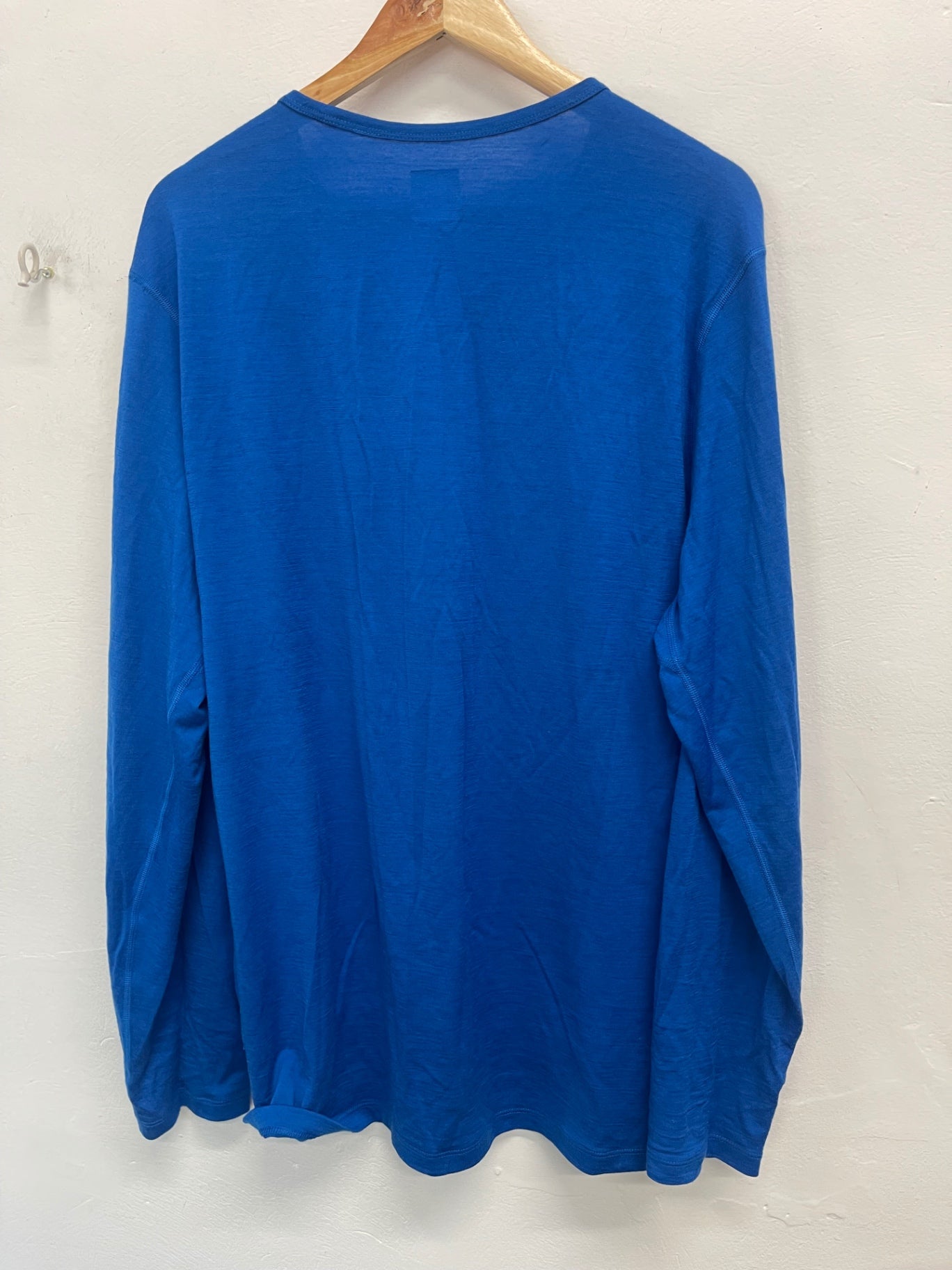 Fabulous Icebreaker merino  Long sleeve top XXL Blue ES609