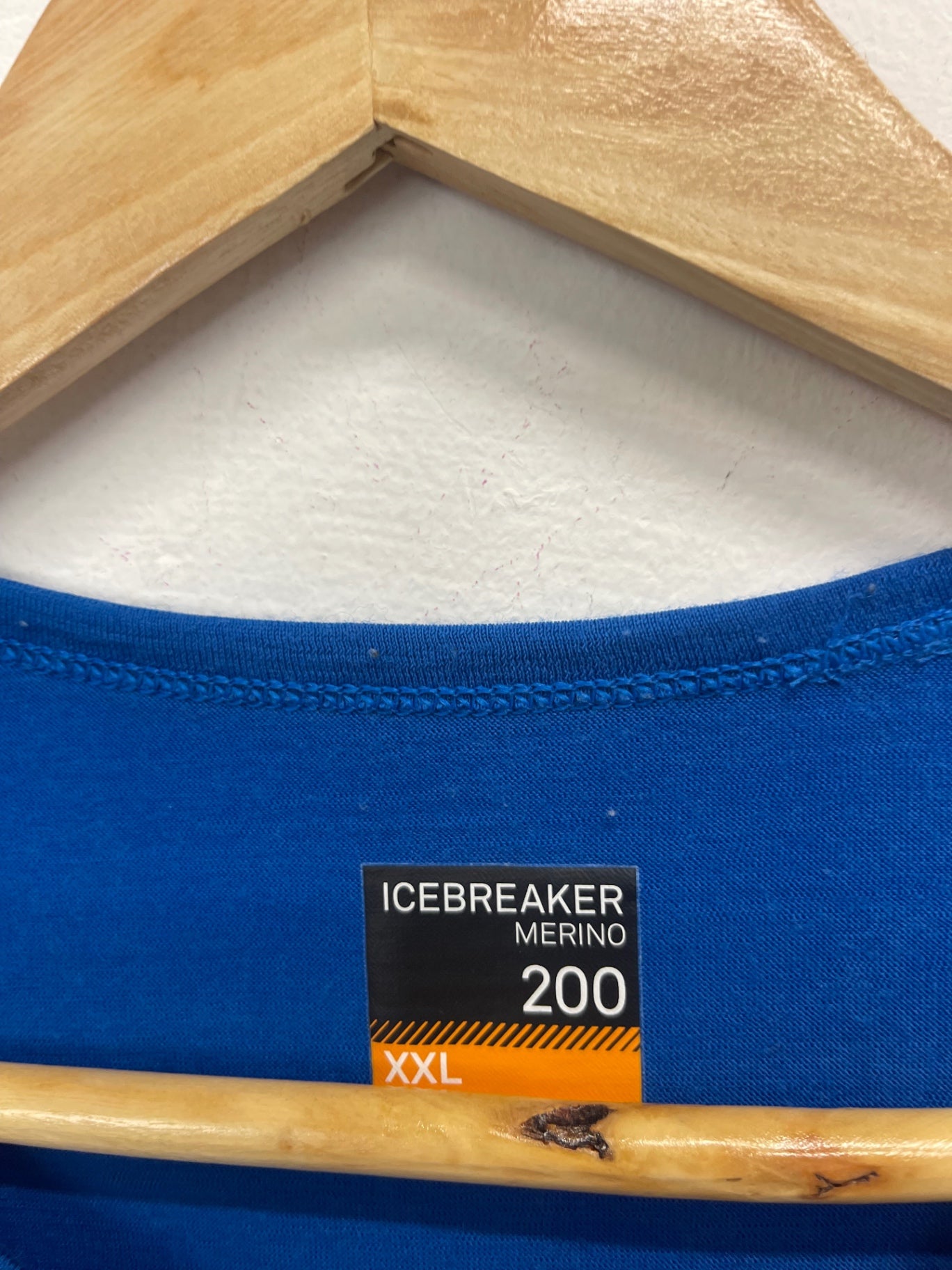 Fabulous Icebreaker merino  Long sleeve top XXL Blue ES609