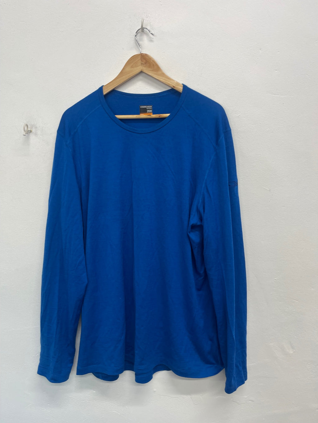 Fabulous Icebreaker merino  Long sleeve top XXL Blue ES609