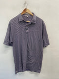 Fabulous Peter Millar Golf polo Shirt UkL Purple ES609