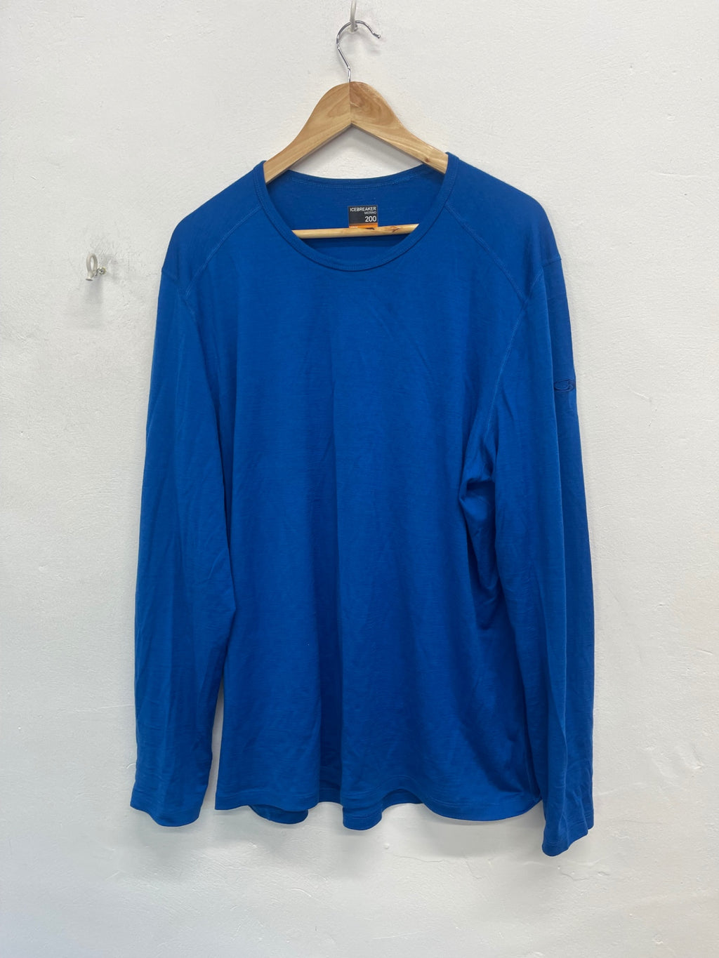 Fabulous Icebreaker merino  Long sleeve top XXL Blue ES609