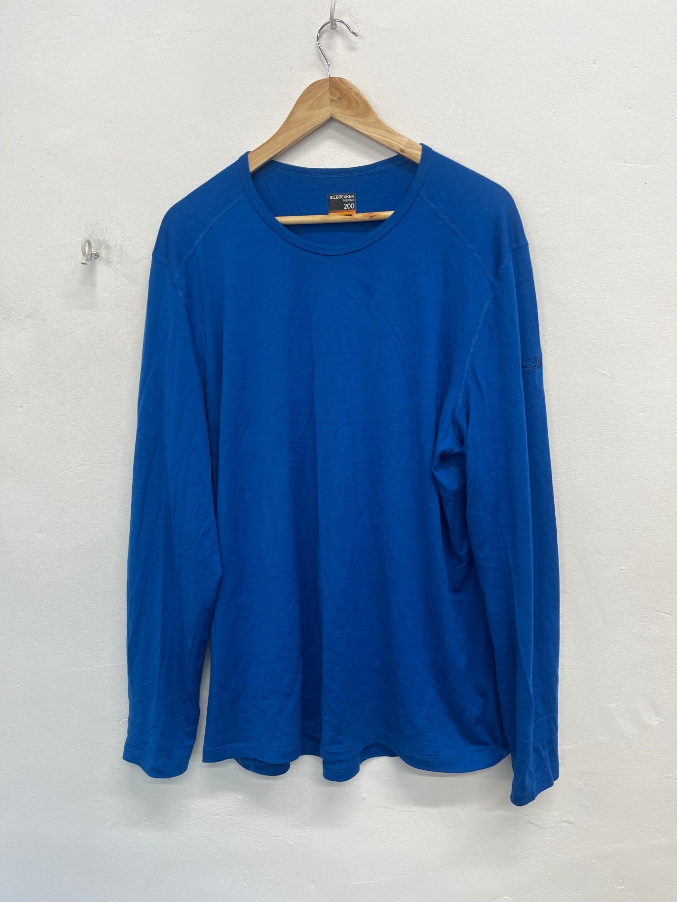 Fabulous Icebreaker merino  Long sleeve top XXL Blue ES609
