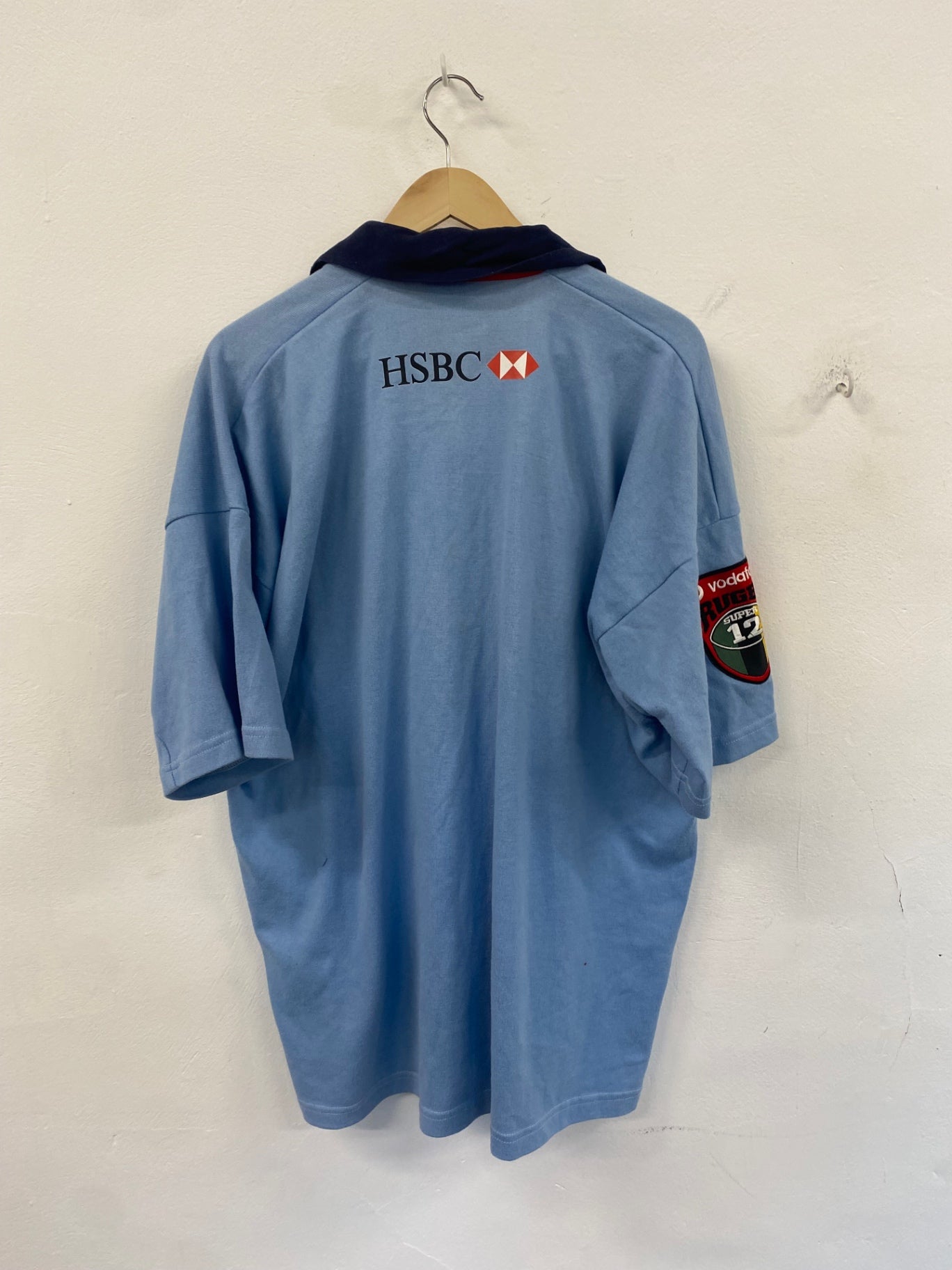Fabulous Canterbury Waratahs rugby Shirt XL Light Blue vintage ES609