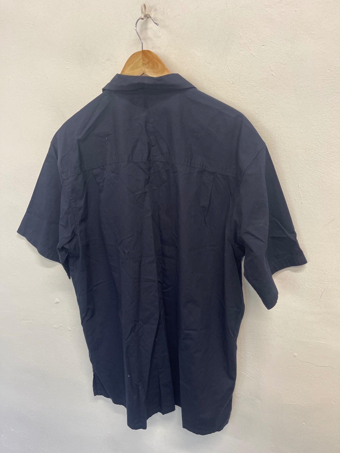 Fabulous LINE7 golf Shirt L Navy pure cotton ES609