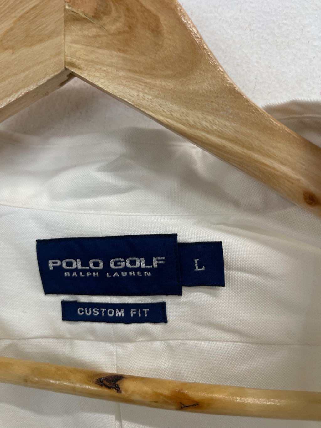 Fabulous Polo Golf Ralph Lauren button down Shirt L White ES609