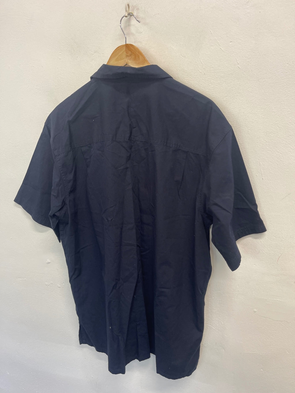 Fabulous LINE7 golf Shirt L Navy pure cotton ES609