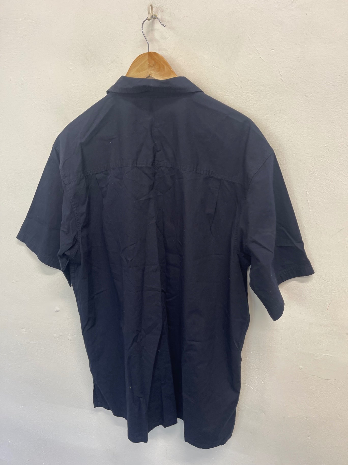 Fabulous LINE7 golf Shirt L Navy pure cotton ES609